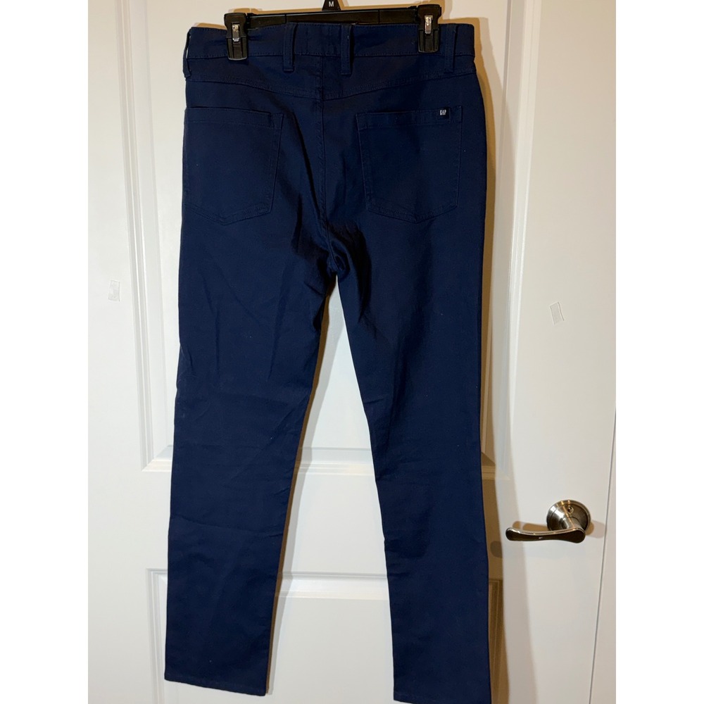 GAP Men's Navy‎ Blue Straight Leg Chinos Pants Size 32x32 business casual - Picture 6 of 6